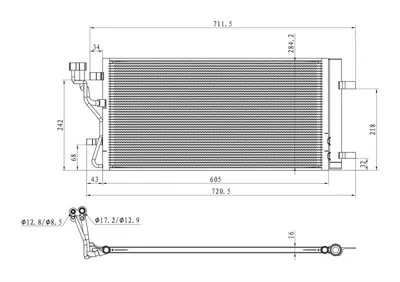 MGA 82520 Klıma Radyatoru Hyundaı  Kona 97606-J9000