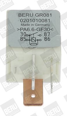 BERU GR081 Kızdırma Rolesı CCU081
