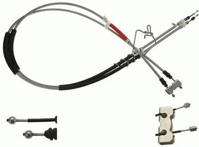 TRW GCH556 El Frenı Kablosu Ford 1516240 5135368 105336 GVC4114 4439345 FO02197 V2530058 5030119 4367116 1475244