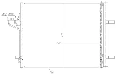 MGA 82602 Klıma Radyatoruford Connect Kuga Iı 1.6 1.5 2.0tdcı 13- 1785765 DV6119710BE 92071N 940398 8053044 814021 18015710 1886885 M7120670 DCN10047