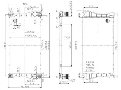 MGA 80062 Turbo Radyatoru Intercooler Toyota Avensıs 1.6 D4d 2015- 179400X020 550778F1 DIT50011 RA8280260 53014701 DT1271004970 8D7650000 107575