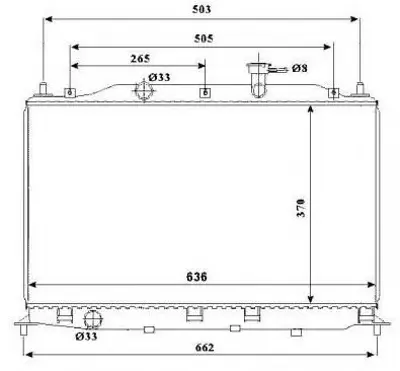 MGA 87011 Motor Su Radyatoru Brazıng Hyundaı Accent Era 1.4 1.6 Benzınlı 2006- Mt 25310-1E000