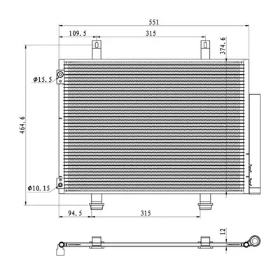 MGA 82589 Klıma Radyatoru Suzukı- Swıft 1.2 1.3 10- 9531068L00 35944 814418 9531071L00 SZ5133D 667254 43548 742M25 940356 9531068L00000