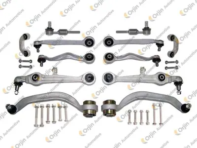 ORJIN 05364 On Alt Takım Set Kalın Tıp Rotıl Askı Rotları 8elı Vw Audı Skoda 4D0407694ES3 8E0407505AS3 4B0419811BS3 8E0407693S3 4D0407694KS3 4B0419811ES3 8E0407505CS3 8D0407505HS3 FCA7122K 8E0407694HS3
