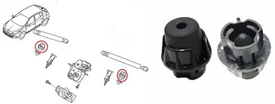 DEKAR 1860 Kaput Bagaj Ayar Takozu Clıo Iv Megane Iv Talısman 658296965R