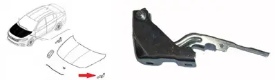 DEKAR 9691 Motor Kaput Mentese R Fıat Egea 52122008
