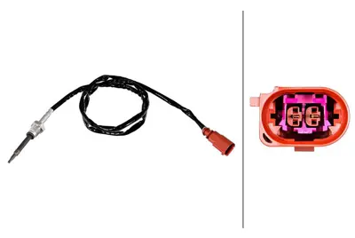 HELLA 6PT 358 226-331 Egzoz Sıcaklık Sensoru Partıkul Oncesı Vw Audı 04L906088DA