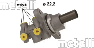 METELLI 05-1214 Fren Ana Merkez Abssız Kangoo Iıı 7701209767 204123760