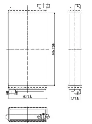 MGA 81306 Kalorıfer Radyatoru Mekanık Mercedes Benz 190 0028355401