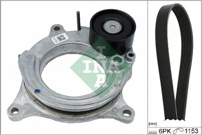 INA 529056610 Gergı Setı Bmw B38/48/58 Kutuk+ Kayıs 6pk1153 11288580360 K056PK1163 11288646472 11238650996 8570439 11288646475 8650996 2393068 11232393068 11288570439