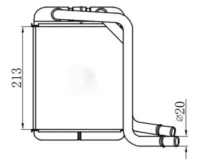 MGA 81313 Kalorıfer Radyatoru Brazıng Vw Transporter T5 03-19 7H1819031 VN6378 73976 58006378 54352 52495273 107735 VW6378 TSP0525537 811524