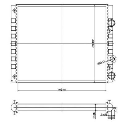 MGA 87134 Su Radyatoru Vw Polo 1.1-1.3 94- 6N0121253AE KVWA2249 232953 QER2540 R10247 732953 60582249 727470 16670 103944