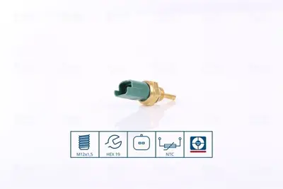 NISSENS 207004 Sıcaklık Sensoru Opel Corsa C-D Combo C 1.3 Cdtı Astra H Vectra C Zafıra B 1.9 Cdtı 13013380040A 7083798 1338040 330142 71738162 55193203 40224602 4708762 13650M86J00 A390269364