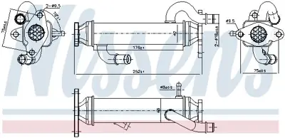 NISSENS 989328 Egr Valfı Fıat Ducato 2.3 Jtd 07- 5801365304 5801385941 330690505 71795482 330690244 88189 7518472 EGR109RCR EGR276N BOX1039
