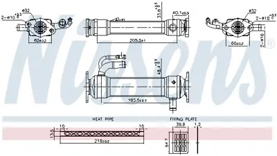 NISSENS 989476 Egr Sogutucu Fıat Ducato 2.3dmtj 06 - 7518760 504158591 831620 332120036 K1171003 88760 6001070207 673091 176347 8581021