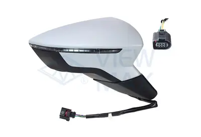 VIEWMAX VM367EHPR Sag Ayna Komple Dıs Bukey Isıtmalı Astarlı Kapak Seat Leon 6pın 5F0949102 5F1857508N9B9 5F0857522A 6140807 5F0949102B 5F0857538BGRU 5F0949102A 346857V3 5402102002304P 5F1857508N