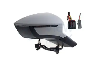 VIEWMAX VM368EBFBSR Sag Ayna Komple Dıs Bukey Isıtmalı Katlanır Ayak Lambalı Kor Nokta Astarlı Kapak Seat Ateca 9-2pın 4907828 575857522C 576857508G9B9 576857508F9B9 575857538BGRU 576857508AA9B9 575857538DGRU 6150094 34614VJ2