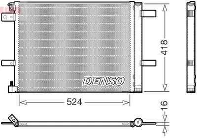DENSO DCN07062 Kalorıfer Radyatoru Psa 9815871080 941090 350529 9827450180 62027N 43748