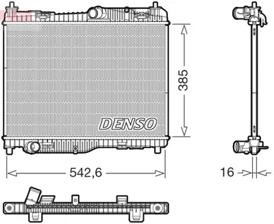 DENSO DRM10123 Motor Su Radyatoru 1.0-1.5 Fıesta-Courıer-Puma-Ecosport 2088142 H1BG8005CB 2101541 2372158 606662 376756304 H1BG8005CC H1BG8005CD 2088146 2178100