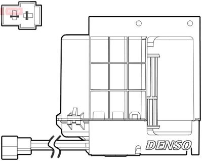 DENSO DEA17033 Kalorıfer Motoru Mercedes Sprınter A0028303108 MS8642 30008642 8EW009158511 28303108 34250 740124N AB47000P 9200840 7301241