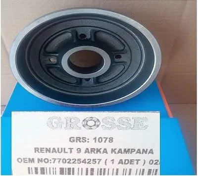 GROSSE GRS1078 Arka Fren Kampanası R9 R11 7702254257 7702254257