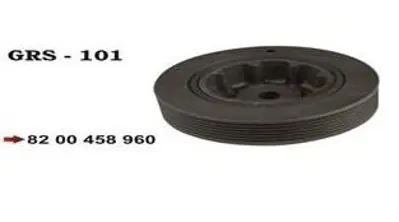 GROSSE GRS101 Krank Kasnagı Megane Laguna 2.0 8 V F3r  8200458960 7700109260 8200458960 QCD22 7700738072 80001727 662480 DPV1069 DP1053 2154010 7700747282