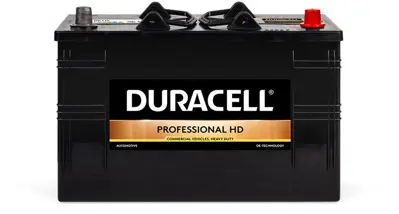 DURACELL DP110 Duracell Akü 110ah 800en Compact Düz  Bişonlu 344x172x230 Ihc Massey Ferguson 