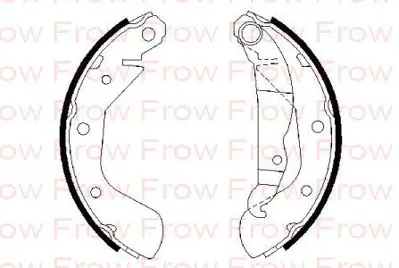 FROW 3521103001 Pabuclu Balata 200x28 Mm Opel Corsa B-C Combo C Tıgra  Astra F 92-  Ince Tıp 1605041 355003421 430700 6222 58492736539 91158363 362615J 8DB355003421 361576B LS1621