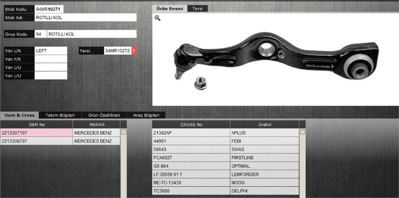 FROW 4771205007 Rotıllı Kol Sol Mercedes W221 S Serısı 05- 2213307107 211835 TC3080 95008692 TCM914 26689 SS7855 BSG60315089 750125401 2621570