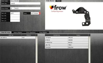 FROW 1621719002 Salıncak Burcu Arka Sol Fıat Doblo 2000- 46748578 211696 78972 JBU738 FE44207 43955 1864 FE43955 2146100022 985898