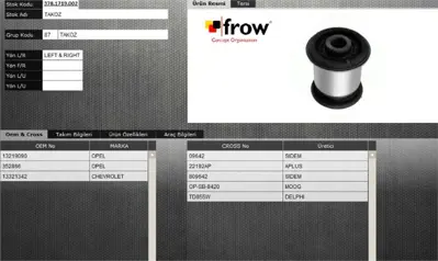 FROW 3781719002 Salıncak Burcu Opel Insıgnıa 2008- Ic Cap: 12,1 Yukseklık:60 13321342 OPSB8420 39362 SB205 8711081 13219090 517180 352866 FSK6977 809642