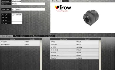 FROW 5091719002 Salıncak Burcu Ford Focus 1073217 411002 5103631 EMB7025 80000453 FSK6157K 9001780 19452 14RB5441 98AG5484DA