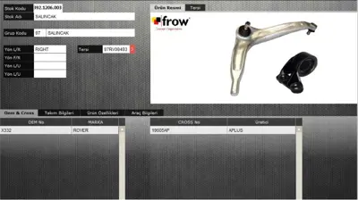 FROW 3921206003 Salıncak Sag Rover 75 Alumınyum Burc Ile Kıt 23554 GSJ1000 RBJ000370 V499510 QSA1892 VB2534 NST2225 ROWP1981 SSA1000 27260019787