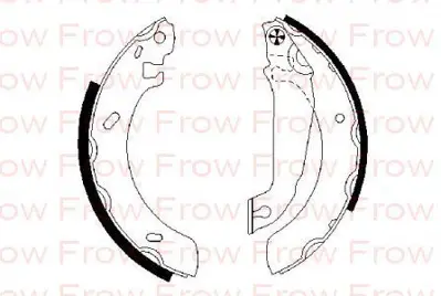 FROW 2081103001 Pabuclu Balata 203x38 Mm Ford Escort V-Vı-Vıı 13 14 90-99 Orıon Iıı 13 14 90-93 Abs Sız 5027752 562580 360219192175 SHU529 LS1617 BS935 3013702382 BBF807 363610812210 362287J