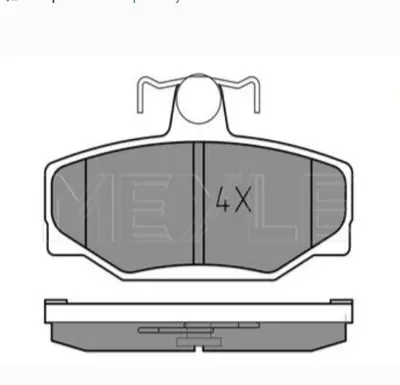 FROW 3961102002 Fren Balatası Arka 90mm Volvo 740 760 780 850 940 Iı 960 Iı V70 I 8A53711 31358884 31471746 14966 92162903 92162900 DDF1720C 14966V 1815204859 DDF1720