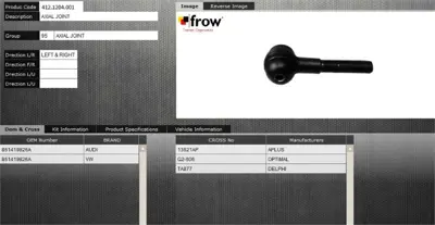 FROW 4121204001 Rot Mılı Rot Kolu Volkswagen Polo 75- 95 861419826A QR2407S TS0532 F585 G2606 41081B TA877 95AU02510 13621AP 190532