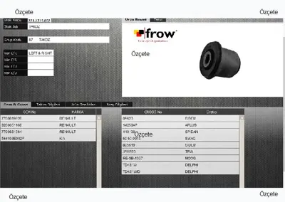 FROW 2211719002 Salıncak Burcu Renault Twıngo RESB1337 1990 8200651168 985513 L25800 SB21618 4001532 33143 7700831364 2804270