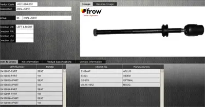 FROW 4121204002 Rot Mılı Rot Kolu Volkswagen Polo . 6X0419803 JAR545 1160310007 6X0419804 G2978 601060 6X0419804A VOAX1812 63514 100710