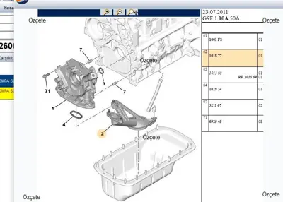 BITAPART BPE260045 Yag Pompa Suzgecı   Expert Dw6  Tum Modeller 101877 38128 38129 91K003 KITSP90PSA 37969 LTRKITSP90PSA 21130 A12825 L1130