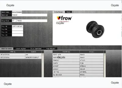 FROW 4221719002 Salıncak Burcu Mercedes Sprınter 06- 2E0407253A 2E0407523A 9063304107 9063330014 9063304007 9063330114 2E0407253 2E0407523 2E0407151M 2E0407152M