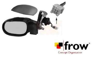 FROW 2541607901 Ayna Sol Elektrıklı Astarlı Kor Noktalı  206 98-09 3260018 8148YN 10647821 E0901 PG26941EB2 4028807 8154JE 8148YZ 32600181 54313535