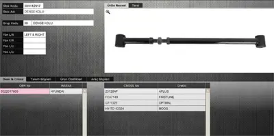 FROW 5541208002 Orta Rot Hyundaı Matrıx 5522017000 90Z0525OYO FCA7148 QSJ3707S TRC2752 BCA7148 G71326 TC3573 BCA7149 C13476