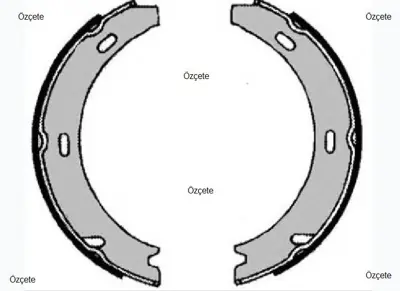 FROW 4681103001 Pabuclu Balata 164x20 Mm Mercedes W168 97-04 W169 04-12 W245 05-11 Vaneo 414 02-05 W203 00-07 C209 02-09 8839 1244200320 409300 401022 361262J SHU363 FSB196 1244200220 1781 5185952