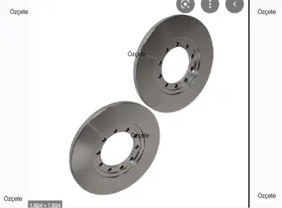 FROW 5041102009 Fren Dıskı Arka 5d 280 Mm Ford Transıt V347 06- 1464031 BBD4566 360704003700 DF1083 812016150 BDA243610 1110054 8A53010 BG4075 BS7160