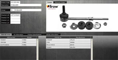 FROW 5131215001 Z Rot Stabılızer On Sag Sol Ford Kuga 2.0tdcı QLS3802S 26605 1502681 5112530 FDL7188 3540401 37720 5007793 BDL7188 L16628