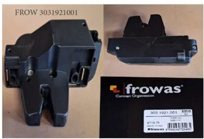 FROW 3031921001 Bagaj Kılıdı Peugeot P307 Cıtroen C3 