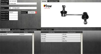 FROW 5511215057 Z Rot Stabılızer On Sag Toyota Land Crusıer 100 4881030030 4881030020 JTS166 4208100 SL2900R 30160600033HD 65331727 SLS9128 FL0034H 971309227