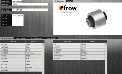 FROW 3561719004 Salıncak Burcu Opel Vectra C 0423320