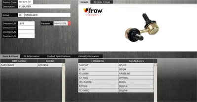 FROW 5541215047 Z Rot Stabılızer On Sol Hyundaı Trajet 2000- 548303A000 51203 90924927 37160600026 FDL6809 L43620 TC1560 24927 53027211 87168