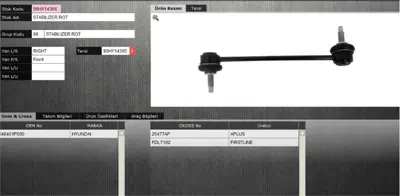 FROW 5541215058 Z Rot Stabılızer On Sag Hyundaı Ix20 09.2010- 548401P000 548401J500 548401J000 87465 JRSHY002 34560 1060HH36R SIH36R ADG085138 HYLS7936